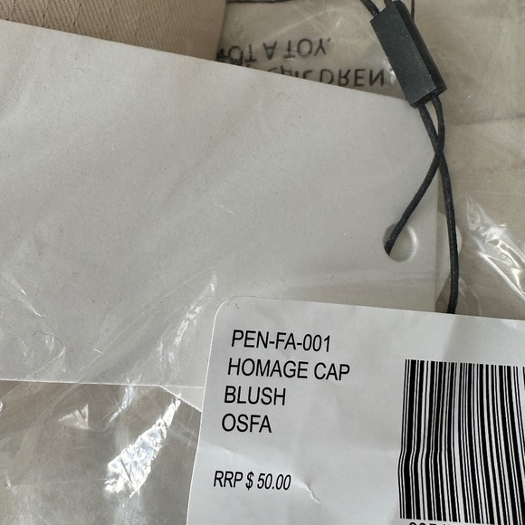 P.E. Nation HOMAGE CAP IN LIGHT PINK Blush One Size Fits All Brand New Women - Picture 4 of 4